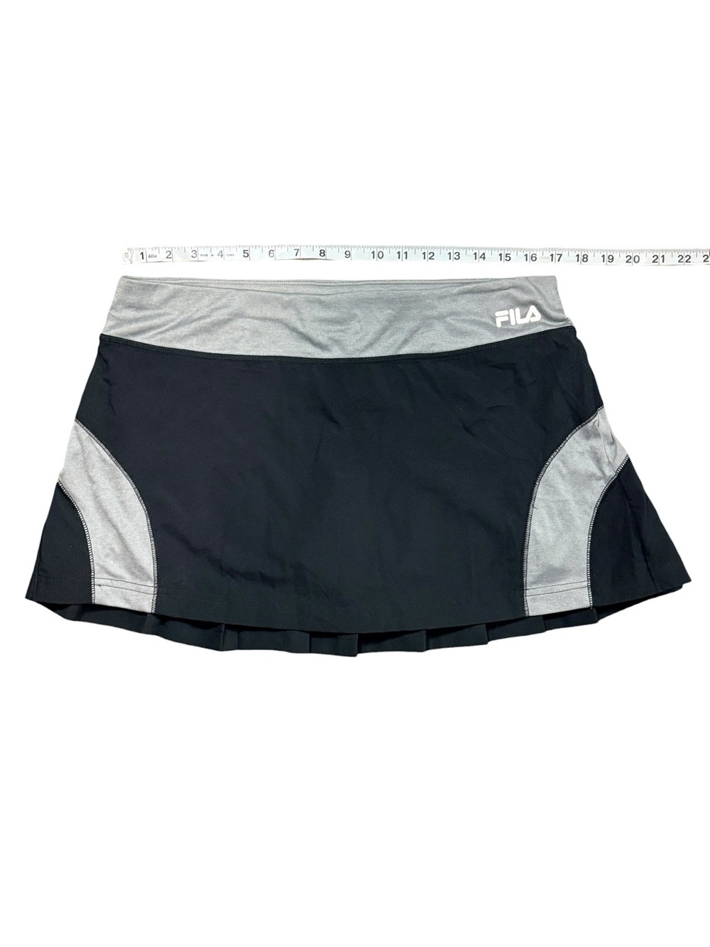 NWT Fila Sport Black Gray Athletic Tennis Golf Skort Size Large - Picture 6 of 13